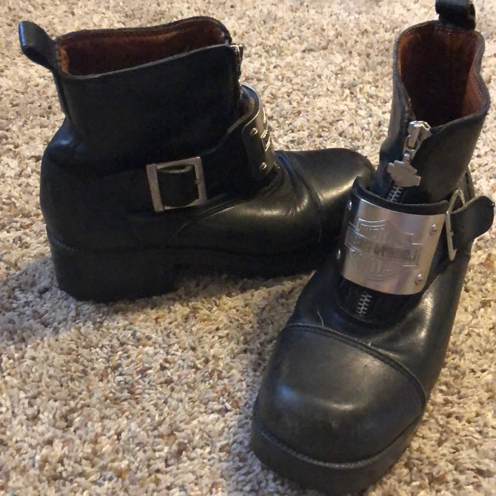 Harley Davidson Black Boots 8.5. Have to see!!!
